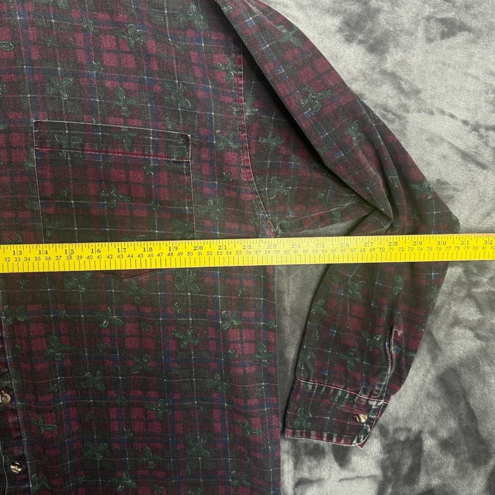 Vintage FRANK Single Pocket Long Sleeve Collard Shirt Button Down Size Medium - Picture 5 of 7